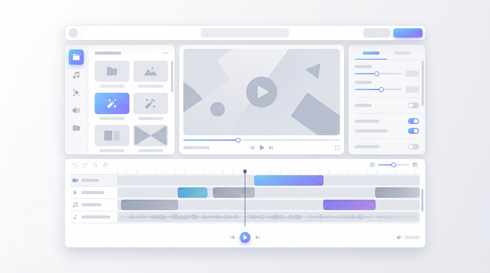 Nim.Video editing features